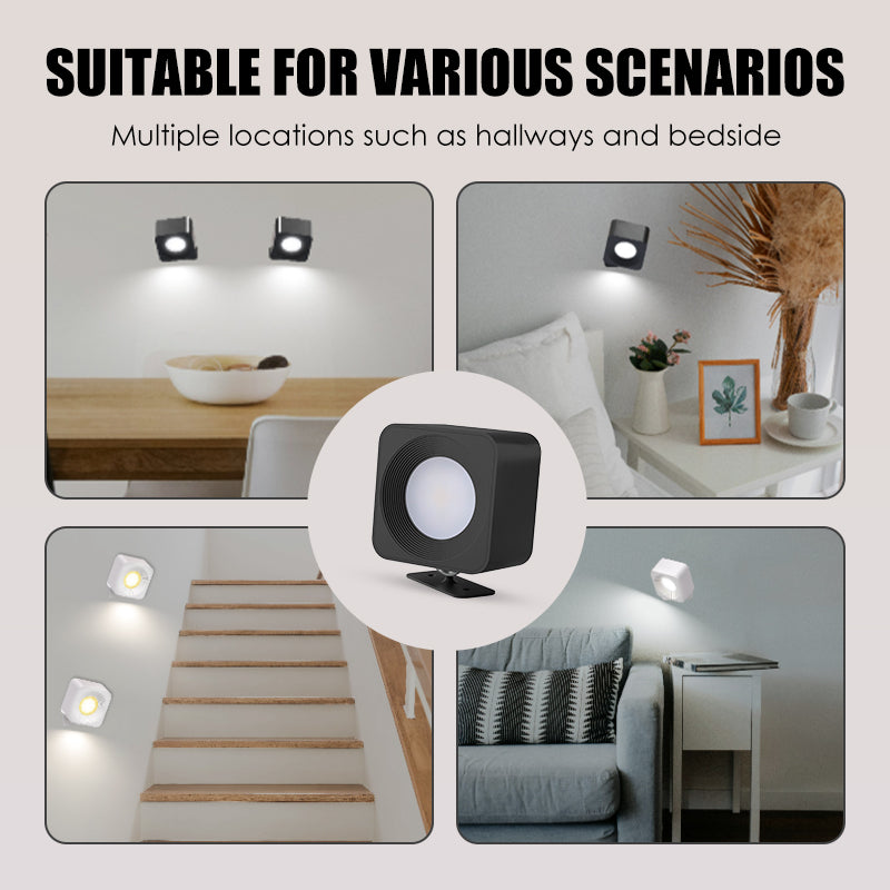 Lámpara de Pared Magnética de 360° sin Taladros
