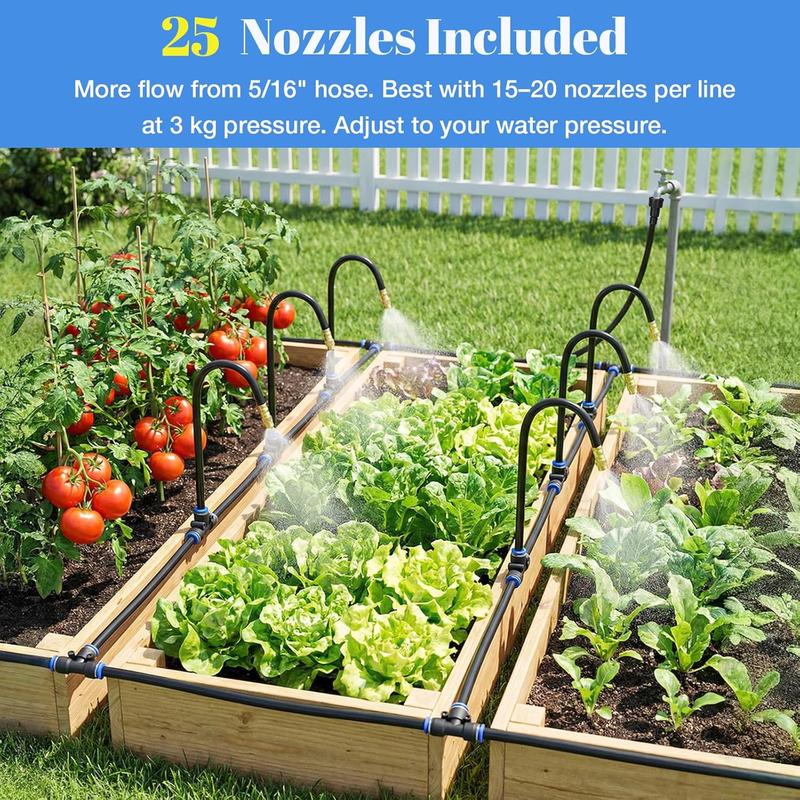 Sistema de Enfriamiento por Nebulización Ajustable con Boquillas Flexibles