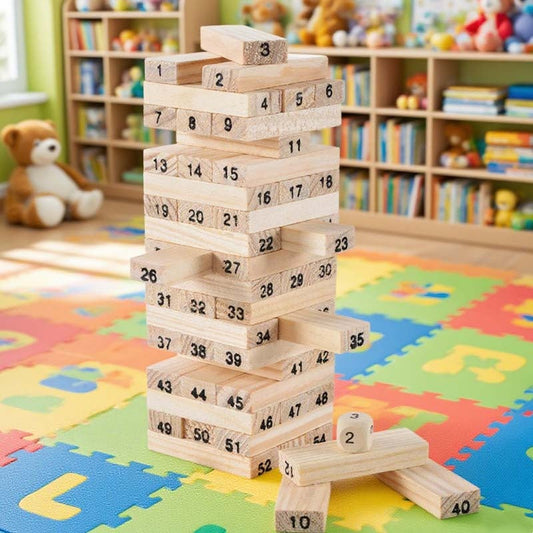 Juego de Torre de Madera Apilable