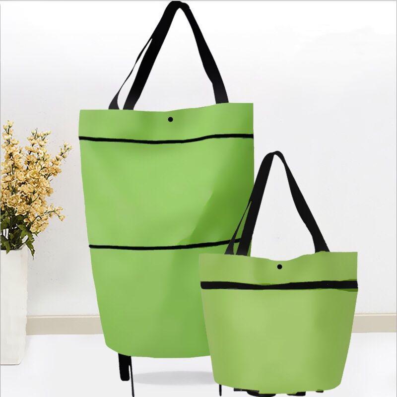 Carro de la compra plegable 2 en 1 – Práctico, ligero y resistente