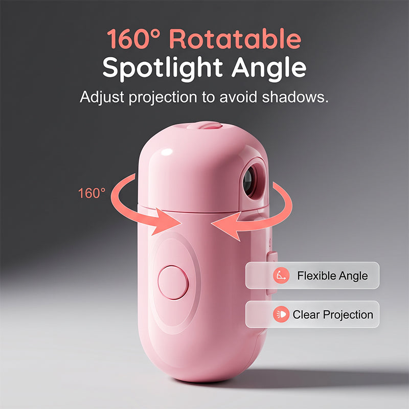 Anti-Lost Pet Glow Collar Projector Light with Breed Patterns