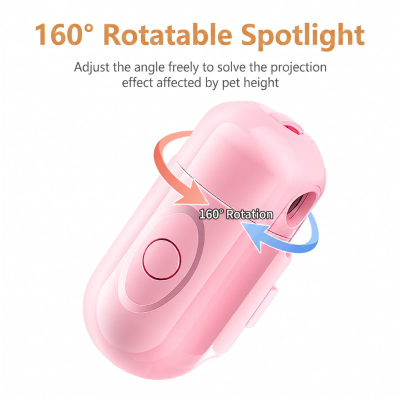 Anti-Lost Pet Glow Collar Projector Light with Breed Patterns