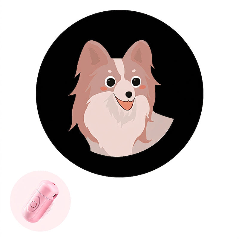 Anti-Lost Pet Glow Collar Projector Light with Breed Patterns