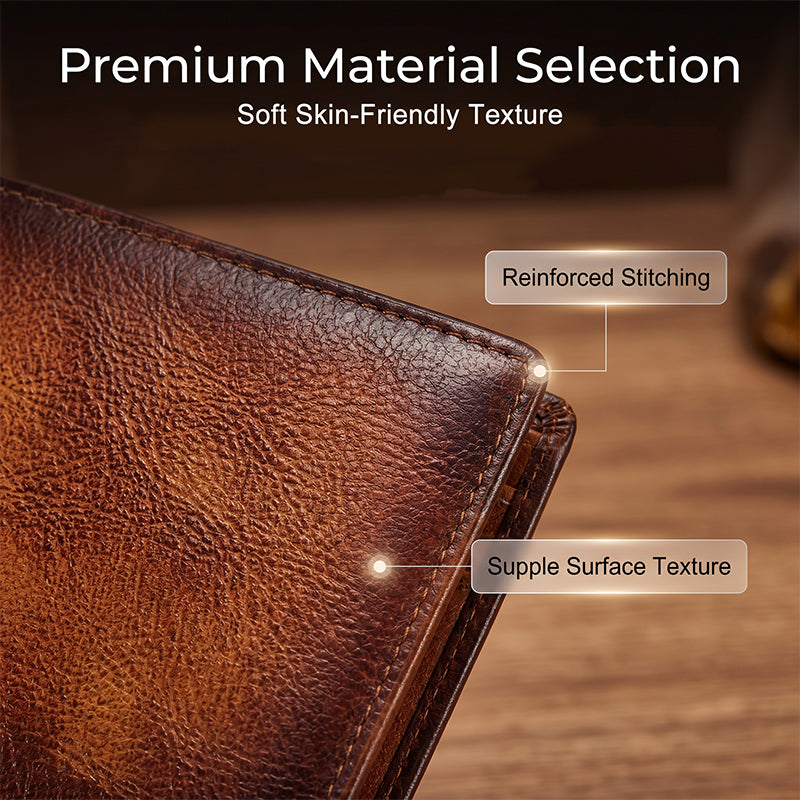 Cartera Clásica para Hombre con Bloqueo RFID