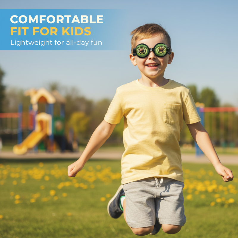 Gafas Locas Parpadeantes con Cordón para Niños