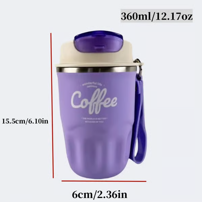 Taza Térmica de Acero Inoxidable 316 con Aislamiento al Vacío