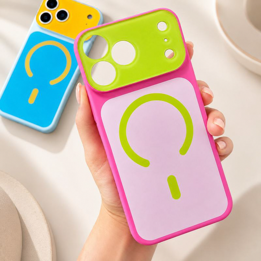 Funda Magnética con Contraste de Color