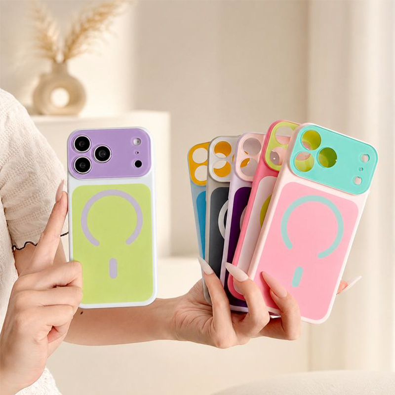 Funda Magnética con Contraste de Color