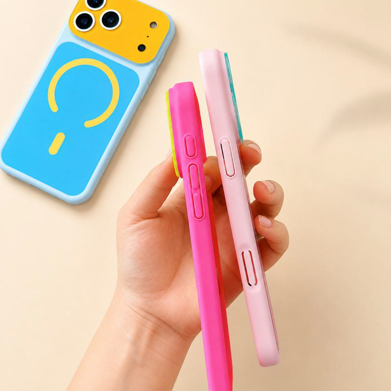 Funda Magnética con Contraste de Color