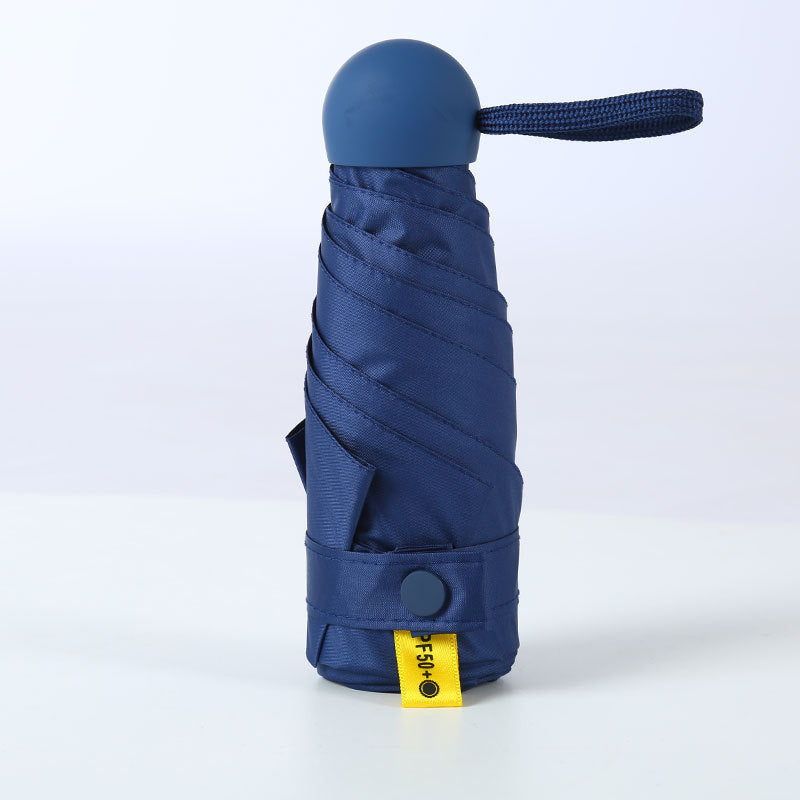 ☀️🌧️ ¡Sol o Lluvia, Siempre Protegida! Paraguas Cápsula de Doble Uso y Ultra Compacto 🎒