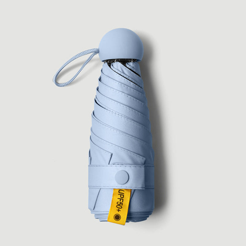 ☀️🌧️ ¡Sol o Lluvia, Siempre Protegida! Paraguas Cápsula de Doble Uso y Ultra Compacto 🎒