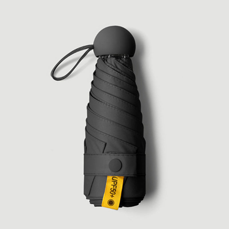 ☀️🌧️ ¡Sol o Lluvia, Siempre Protegida! Paraguas Cápsula de Doble Uso y Ultra Compacto 🎒