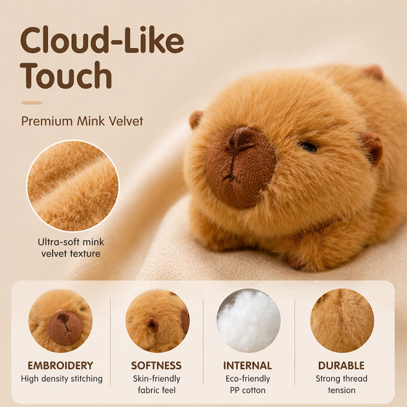 Imán de nevera con muñeca de peluche adorable