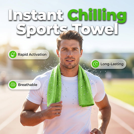 Toalla de Enfriamiento Instantáneo para Deportes y Fitness