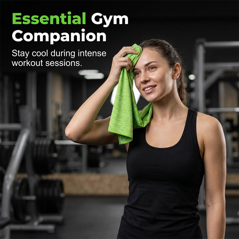 Toalla de Enfriamiento Instantáneo para Deportes y Fitness