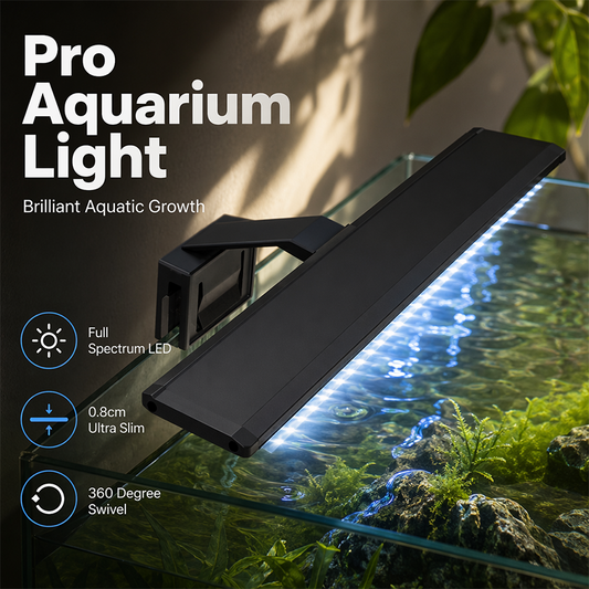 Lámpara LED de pinza para acuario de espectro completo