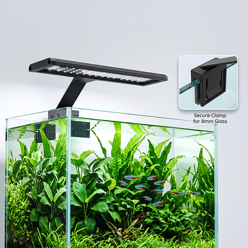 Lámpara LED de pinza para acuario de espectro completo