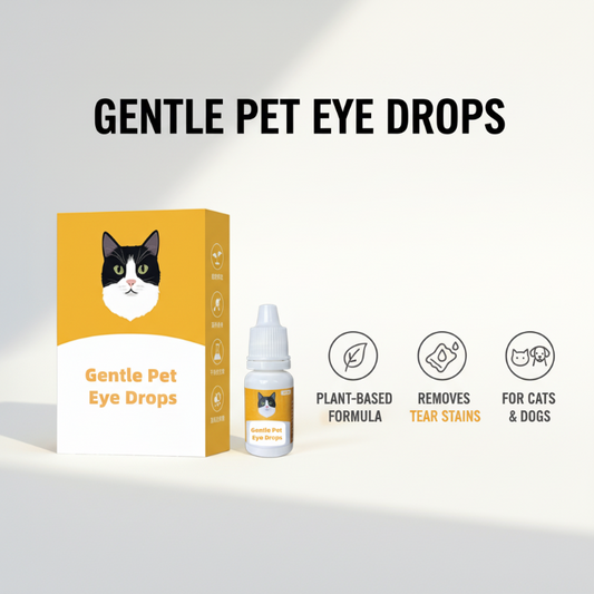 Gotas oftálmicas suaves para mascotas
