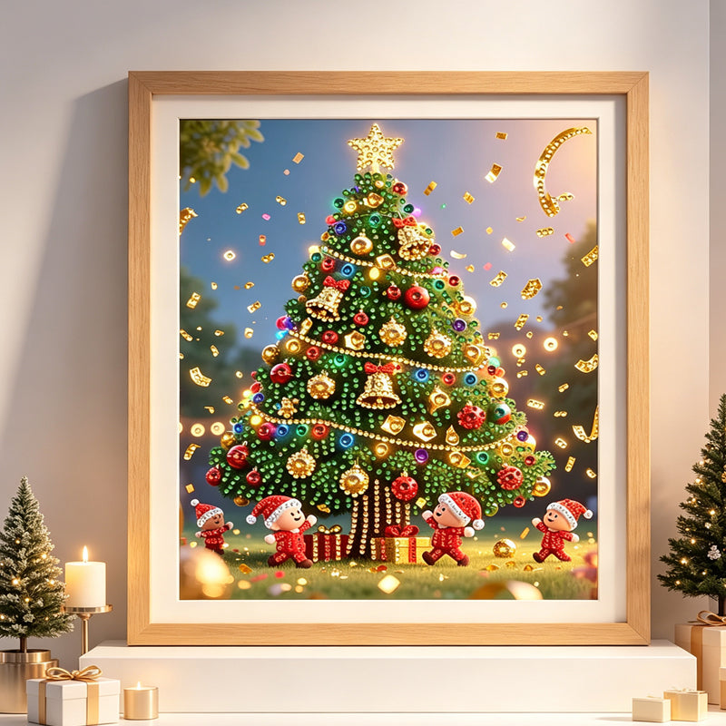 DIY Christmas Tree Special Shaped Gem Art Kit