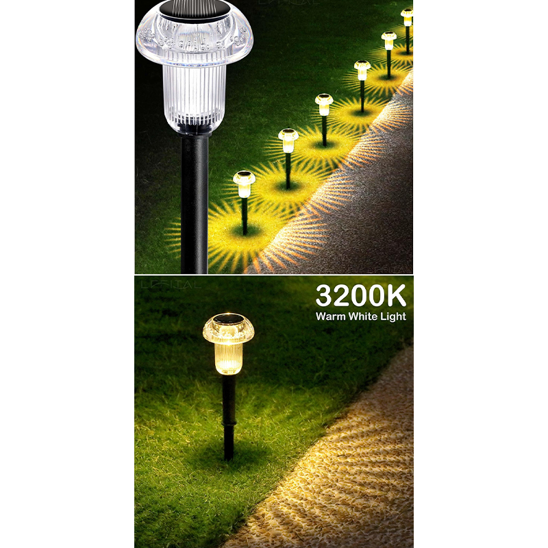 Luces solares para jardín y senderos exteriores