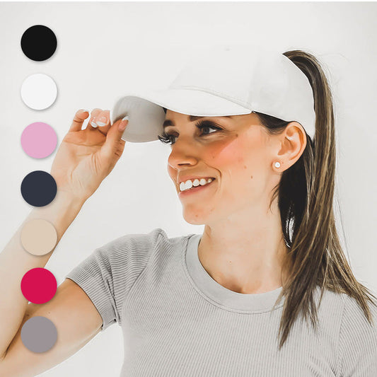 🧢✨ Gorra de Béisbol para Cola de Caballo con Cierre Magnético