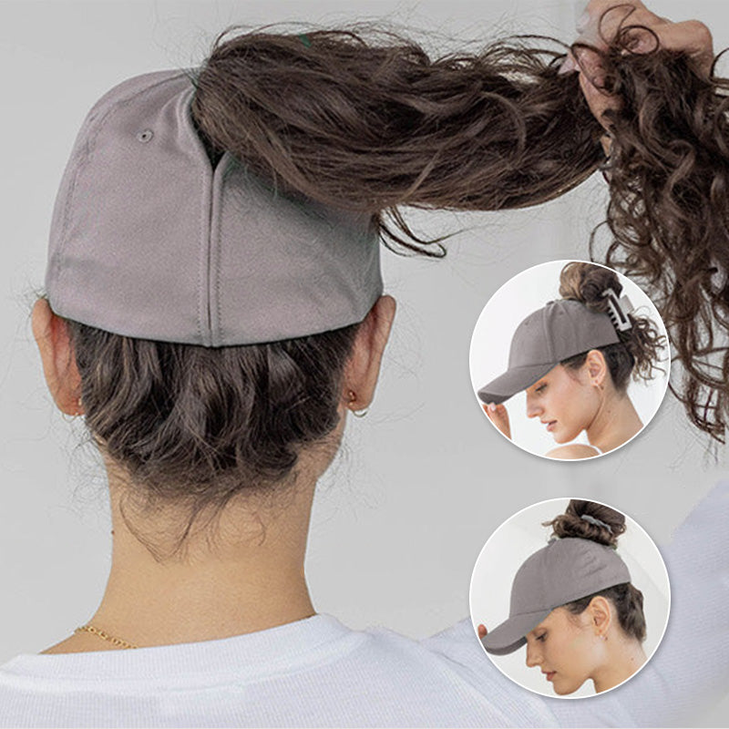 🧢✨ Gorra de Béisbol para Cola de Caballo con Cierre Magnético