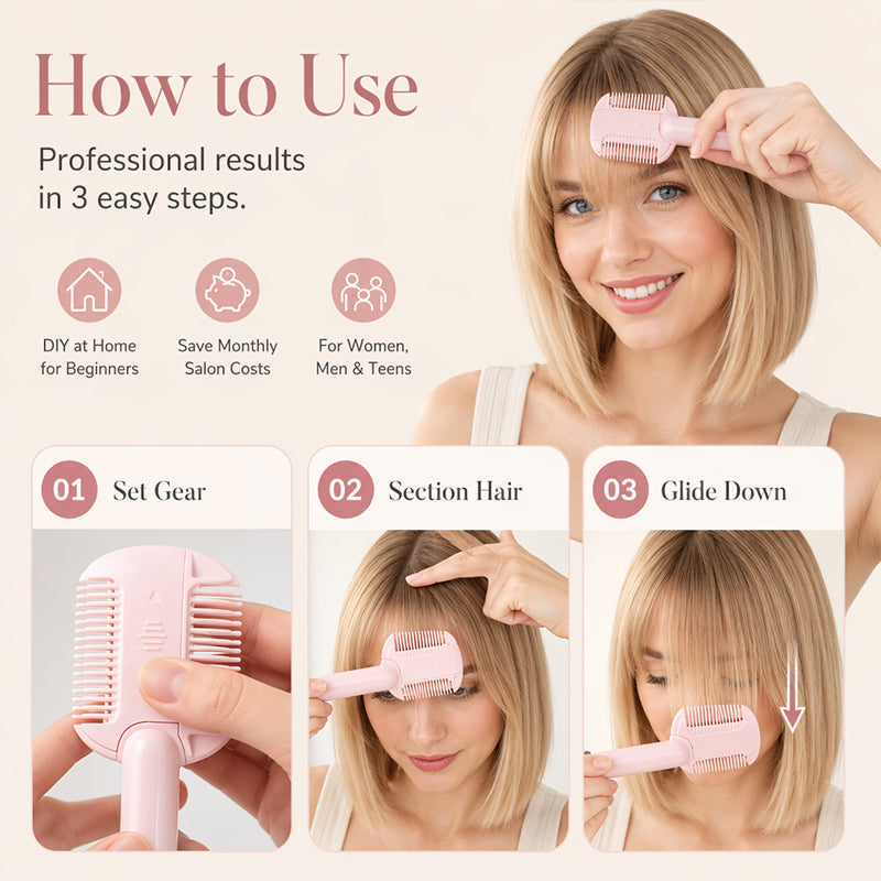✂️ ¡Peine entresacador DIY: hoja ajustable y diseño fácil para principiantes!