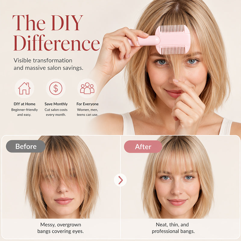 ✂️ ¡Peine entresacador DIY: hoja ajustable y diseño fácil para principiantes!