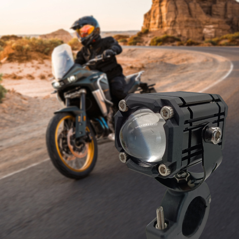 🎉🏍️ Faros LED Universales para Motocicleta: Doble Haz, Impermeables y Antiniebla 💡